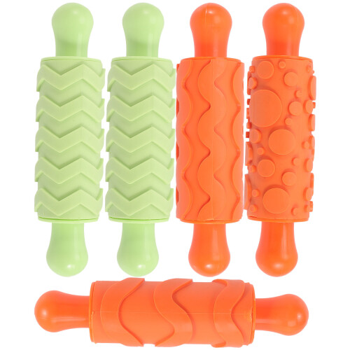 20 Pcs Children Rolling Stick Craft Tool Clay Diy Supply 1