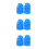 30 Pcs Mini Construction Hat Plastic Cap Doll Dress Supplies 11