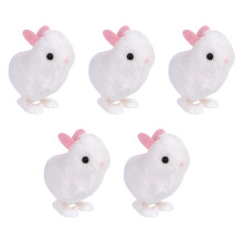 5 Coniglio A Carica In Peluche Bianco
