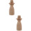 2 Legno Bamola Decorazione Tavolo 9