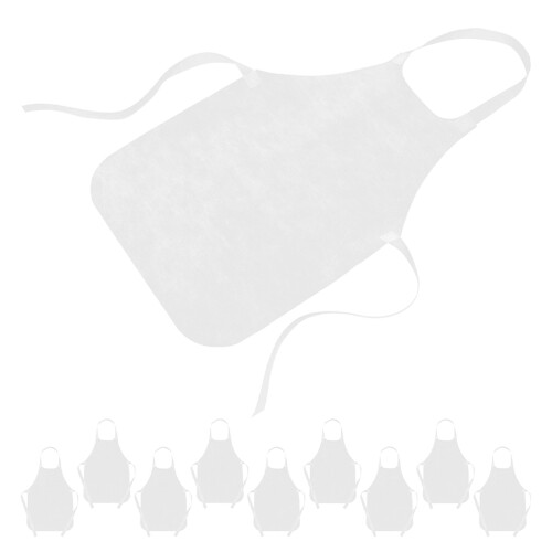 25 Grembiule Bambino Bianco Per Pittura Feste