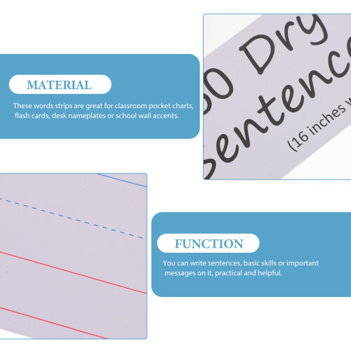 30 Pezzi Strisce Per Scrittura Scolastica 1