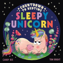 Countdown to Bedtime Sleepy Unicorn by Candy Bee Paperback Book