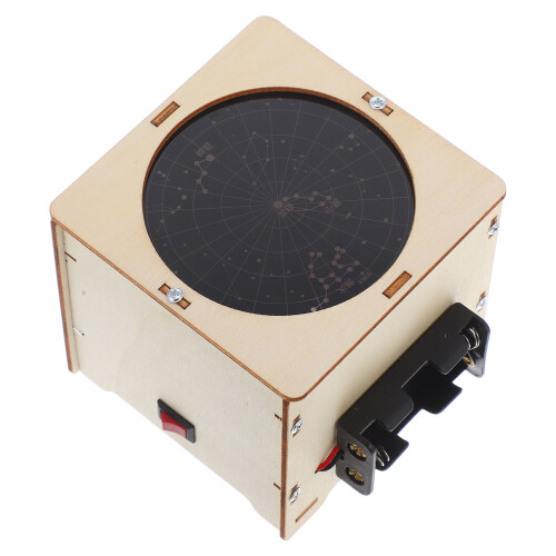 Set Proiettore Stellato In Legno Con LED Per Camera