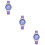 3 Pezzi Impermeabile Viola Fashion 11