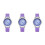 3 Pezzi Impermeabile Viola Fashion 6