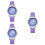 3 Pezzi Impermeabile Viola Fashion 9
