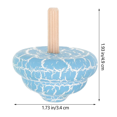 6 Legno Trottola Bambini Idea Regalo Feste 1
