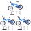 3 Set Mini Dita In Per Da 3