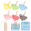 6 Legno Trottola Bambini Idea Regalo Feste 8