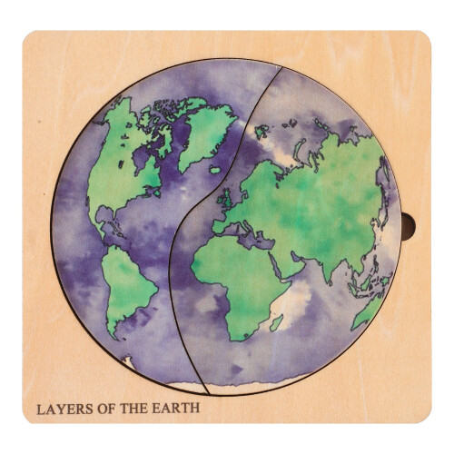 3 Sets Earth Structure 3D Diy Jigsaw Puzzle For Kids Geography 2