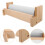 Wooden Paper Roll Easel For Scroll Painting 7