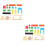2 Set Da 19 Domino In Legno Per Bambini 7