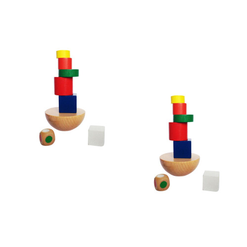 2 In Legno Impilabili Bambini 2