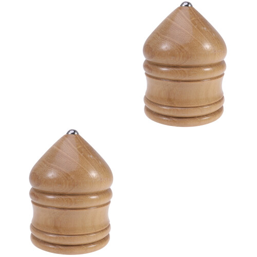2Pz Top in Legno Per Bambini Sicuro Marrone 2