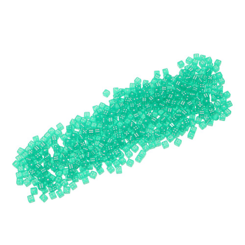 1000Pz Mini Trasparenti Verdi Per Giochi Tavolo E Feste 1