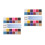4 Scatole Pittura Per A Base D'Acqua Con 12 6