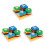 3 Set Geometrici In Legno Educativo Per Bambini 3
