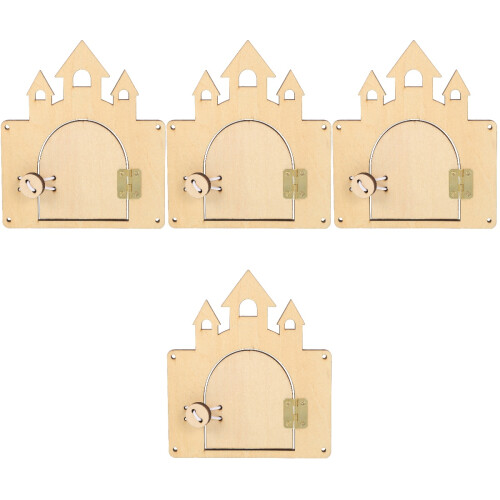 4 Set Schede Occupate Per Bambini Educativo Preliminare 2