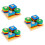 3 Set Geometrici In Legno Educativo Per Bambini 8