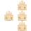 4 Set Schede Occupate Per Bambini Educativo Preliminare 6