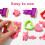 2 Pezzi Kit Fai Da Te Per Bambini Con Tagliapasta E Matterello 10