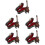 5 Mini Chitarra In Legno Decorativa 7