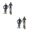 4 Statuine Subacquei Simulati Figure 10