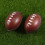 10 Palloni Rugby 9 Cm In PU Elastici 10
