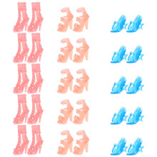 15 Paia Scarpe Decorative Per , Mini Simulate E Resistenti