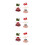 6 Set Vestiti Natalizi Per Bjd 1/12 Con A 4