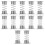 12 Stuks Ornament Basis Gelukskat Pop Schommeling 2