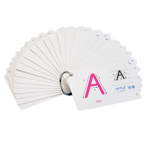 1 Set Kinderen Geletterdheid Engelse Spelling 26 Letterkaarten 1