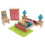 Set Ruolo Bambini Mini Camera Da Letto Arredamento Simulato 6
