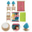 Set Ruolo Bambini Mini Camera Da Letto Arredamento Simulato 3