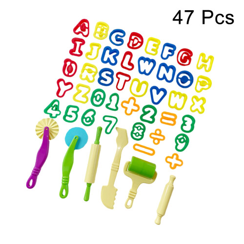 47 Pezzi Per Impasto Argilla Kit Colorati 1