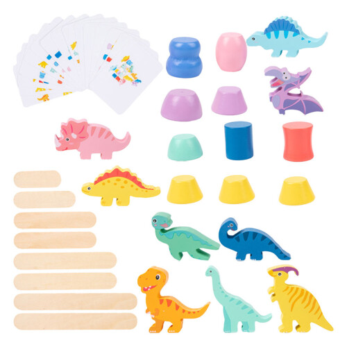 Set Impilabile In Legno Colorato Per Bambini