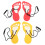 2 Pairs Jomping Pedalen Sensory Training Speelgoed 5