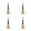 4 Conjuntos De Kit De Fabricação De Ukulele De 4