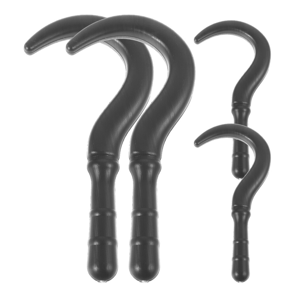 4 Sztuki Plastikowa Hakowa DłOń Rekwizyt Halloween-image