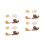 4Set Set Giocattoli Decorativi Ciclo 5