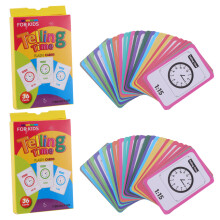 6 Carte Didattiche Per L'Orologio Da Tavolo