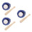 3Set Set Miniature Baseball in Legno E PU Pelle Per Scenari E Giochi 10