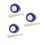 3Set Set Miniature Baseball in Legno E PU Pelle Per Scenari E Giochi 4