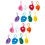 96Pcs Multicolored Elastic Loops For Potholder Weaving Loom Diy 10