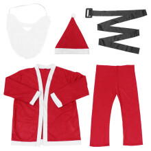 3 Zestawy Odzieży Męskiej Santa Claus Kostium Świąteczny
