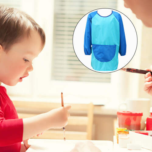 Waterdichte Kinder Voedings Schort Armlengte Met 2