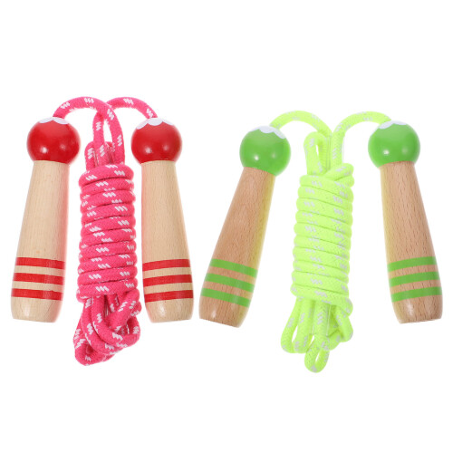 2 Kinder Springtouw Verstelbaar Met Handvat