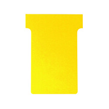 Nobo T-Card Size 3 80 x 120mm Yellow (100 Pack)