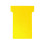 Nobo T-Card Size 3 80 x 120mm Yellow (100 Pack) 1
